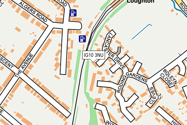 IG10 3NU map - OS OpenMap – Local (Ordnance Survey) IG10 3NU map - OS OpenMap – Local (Ordnance Survey)