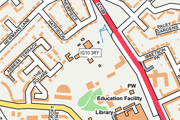 IG10 3RY map - OS OpenMap – Local (Ordnance Survey) IG10 3RY map - OS OpenMap – Local (Ordnance Survey)