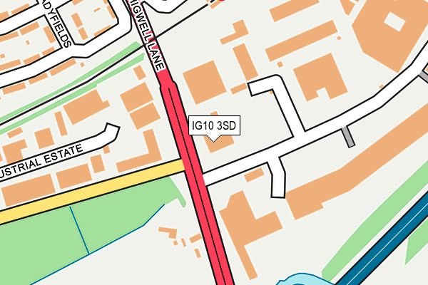 IG10 3SD map - OS OpenMap – Local (Ordnance Survey) IG10 3SD map - OS OpenMap – Local (Ordnance Survey)