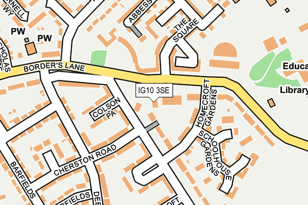 IG10 3SE map - OS OpenMap – Local (Ordnance Survey) IG10 3SE map - OS OpenMap – Local (Ordnance Survey)