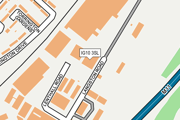 IG10 3SL map - OS OpenMap – Local (Ordnance Survey) IG10 3SL map - OS OpenMap – Local (Ordnance Survey)