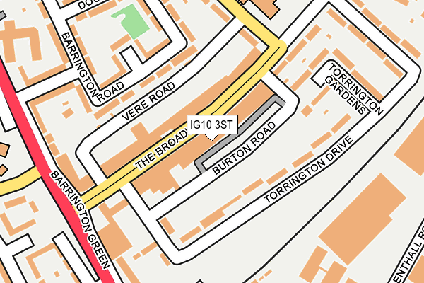 IG10 3ST map - OS OpenMap – Local (Ordnance Survey) IG10 3ST map - OS OpenMap – Local (Ordnance Survey)