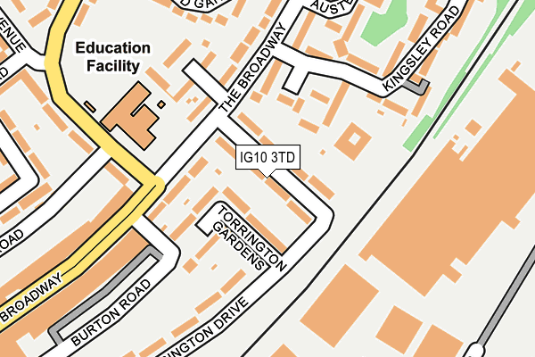 IG10 3TD map - OS OpenMap – Local (Ordnance Survey) IG10 3TD map - OS OpenMap – Local (Ordnance Survey)