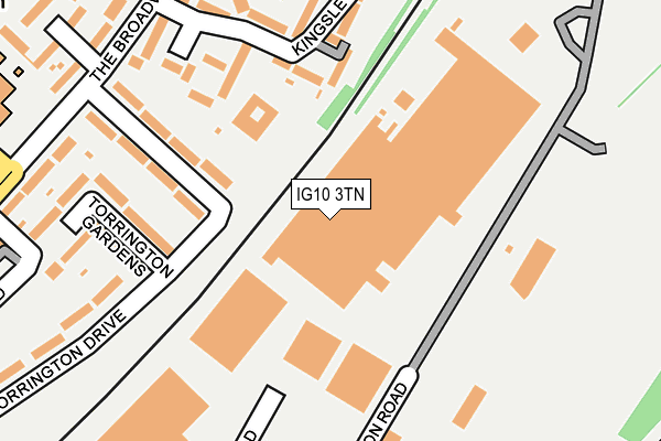 IG10 3TN map - OS OpenMap – Local (Ordnance Survey) IG10 3TN map - OS OpenMap – Local (Ordnance Survey)
