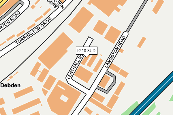 IG10 3UD map - OS OpenMap – Local (Ordnance Survey) IG10 3UD map - OS OpenMap – Local (Ordnance Survey)