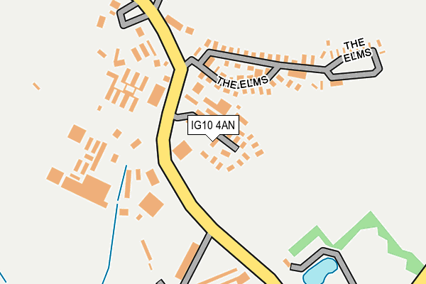 IG10 4AN map - OS OpenMap – Local (Ordnance Survey) IG10 4AN map - OS OpenMap – Local (Ordnance Survey)