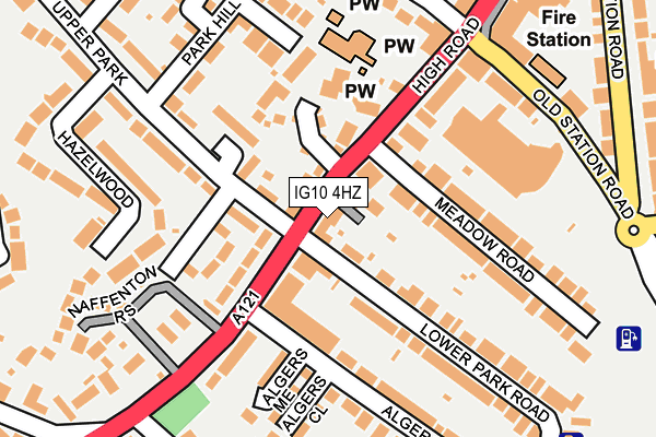 IG10 4HZ map - OS OpenMap – Local (Ordnance Survey) IG10 4HZ map - OS OpenMap – Local (Ordnance Survey)