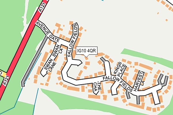 IG10 4QR map - OS OpenMap – Local (Ordnance Survey) IG10 4QR map - OS OpenMap – Local (Ordnance Survey)