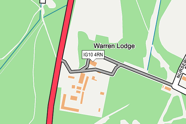 IG10 4RN map - OS OpenMap – Local (Ordnance Survey) IG10 4RN map - OS OpenMap – Local (Ordnance Survey)