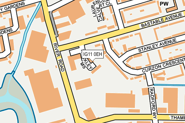 IG11 0EH map - OS OpenMap – Local (Ordnance Survey) IG11 0EH map - OS OpenMap – Local (Ordnance Survey)