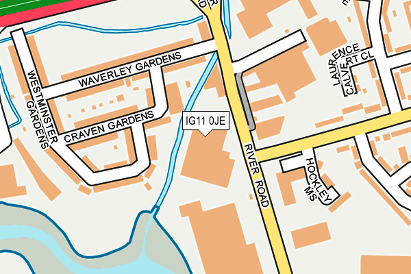 IG11 0JE map - OS OpenMap – Local (Ordnance Survey) IG11 0JE map - OS OpenMap – Local (Ordnance Survey)