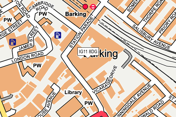 IG11 8DG map - OS OpenMap – Local (Ordnance Survey) IG11 8DG map - OS OpenMap – Local (Ordnance Survey)