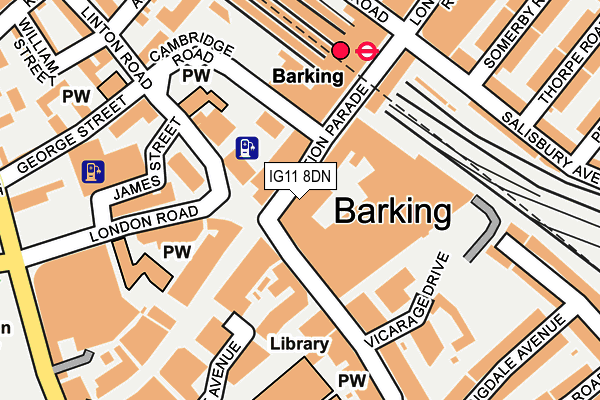 IG11 8DN map - OS OpenMap – Local (Ordnance Survey) IG11 8DN map - OS OpenMap – Local (Ordnance Survey)