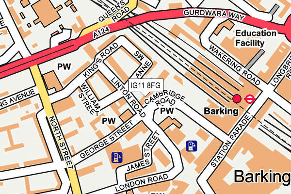 IG11 8FG map - OS OpenMap – Local (Ordnance Survey) IG11 8FG map - OS OpenMap – Local (Ordnance Survey)