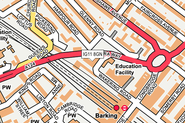 IG11 8GN map - OS OpenMap – Local (Ordnance Survey) IG11 8GN map - OS OpenMap – Local (Ordnance Survey)