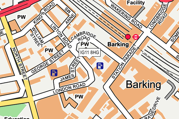 IG11 8HG map - OS OpenMap – Local (Ordnance Survey) IG11 8HG map - OS OpenMap – Local (Ordnance Survey)