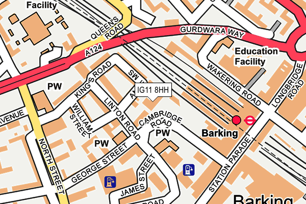 IG11 8HH map - OS OpenMap – Local (Ordnance Survey) IG11 8HH map - OS OpenMap – Local (Ordnance Survey)