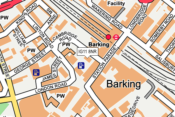IG11 8NR map - OS OpenMap – Local (Ordnance Survey) IG11 8NR map - OS OpenMap – Local (Ordnance Survey)