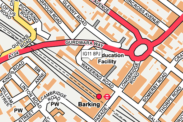 IG11 8PJ map - OS OpenMap – Local (Ordnance Survey) IG11 8PJ map - OS OpenMap – Local (Ordnance Survey)