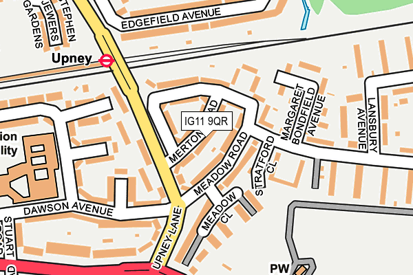 IG11 9QR map - OS OpenMap – Local (Ordnance Survey) IG11 9QR map - OS OpenMap – Local (Ordnance Survey)
