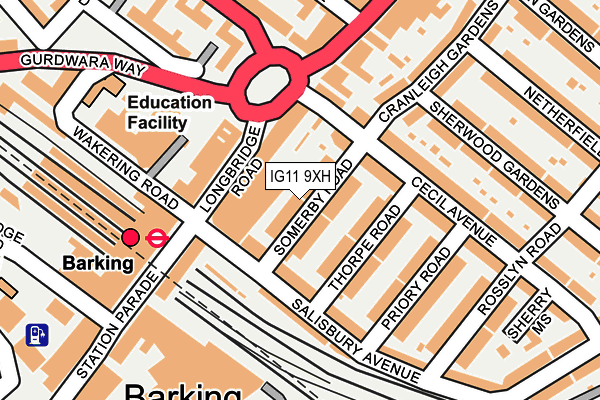 IG11 9XH map - OS OpenMap – Local (Ordnance Survey) IG11 9XH map - OS OpenMap – Local (Ordnance Survey)