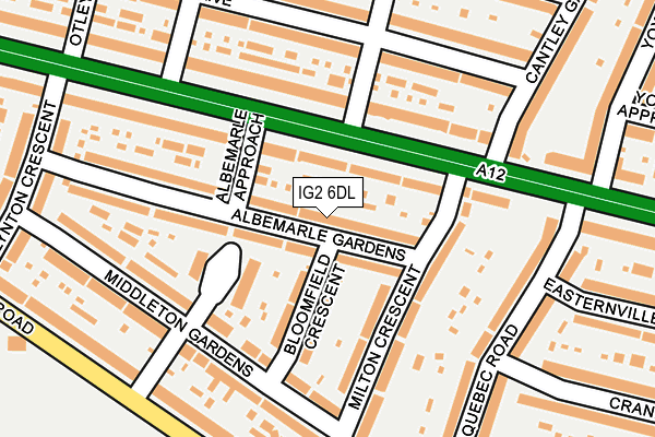 IG2 6DL map - OS OpenMap – Local (Ordnance Survey) IG2 6DL map - OS OpenMap – Local (Ordnance Survey)
