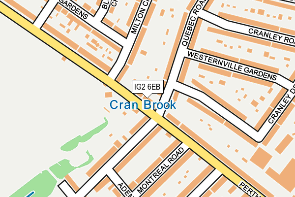 IG2 6EB map - OS OpenMap – Local (Ordnance Survey) IG2 6EB map - OS OpenMap – Local (Ordnance Survey)