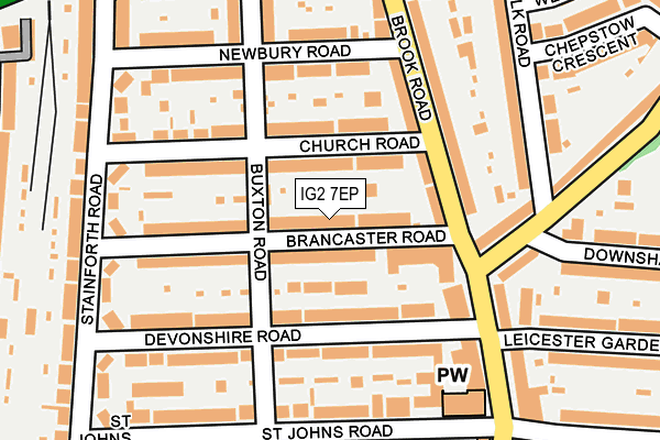 IG2 7EP map - OS OpenMap – Local (Ordnance Survey) IG2 7EP map - OS OpenMap – Local (Ordnance Survey)