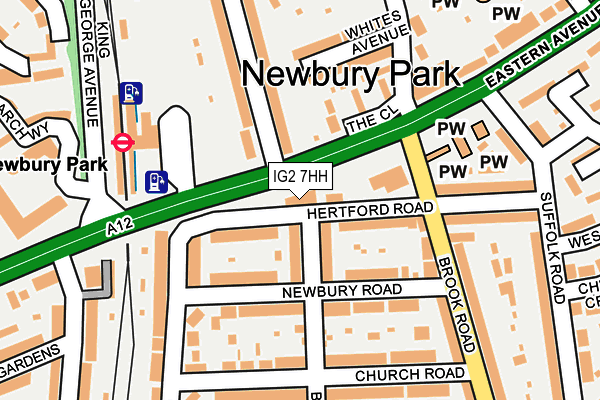 IG2 7HH map - OS OpenMap – Local (Ordnance Survey) IG2 7HH map - OS OpenMap – Local (Ordnance Survey)
