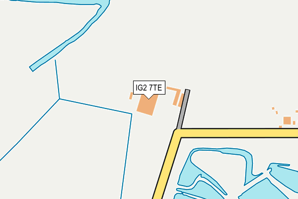 IG2 7TE map - OS OpenMap – Local (Ordnance Survey) IG2 7TE map - OS OpenMap – Local (Ordnance Survey)
