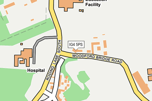 IG4 5PS map - OS OpenMap – Local (Ordnance Survey) IG4 5PS map - OS OpenMap – Local (Ordnance Survey)