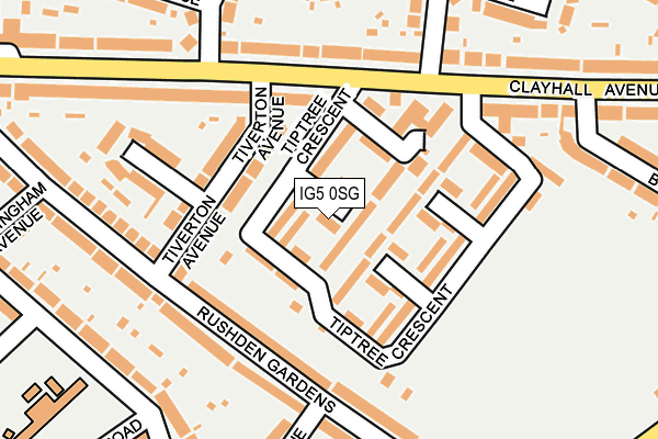 IG5 0SG map - OS OpenMap – Local (Ordnance Survey) IG5 0SG map - OS OpenMap – Local (Ordnance Survey)