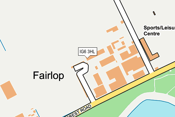 IG6 3HL map - OS OpenMap – Local (Ordnance Survey) IG6 3HL map - OS OpenMap – Local (Ordnance Survey)