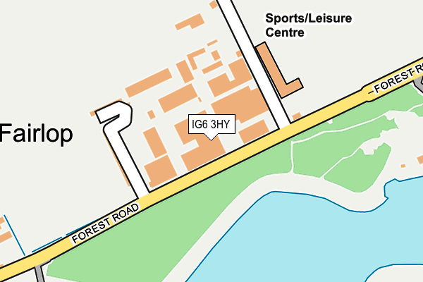 IG6 3HY map - OS OpenMap – Local (Ordnance Survey) IG6 3HY map - OS OpenMap – Local (Ordnance Survey)