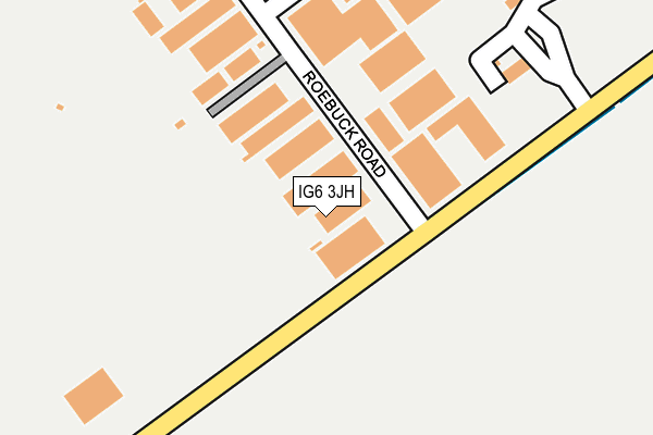 IG6 3JH map - OS OpenMap – Local (Ordnance Survey) IG6 3JH map - OS OpenMap – Local (Ordnance Survey)