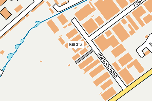 IG6 3TZ map - OS OpenMap – Local (Ordnance Survey) IG6 3TZ map - OS OpenMap – Local (Ordnance Survey)