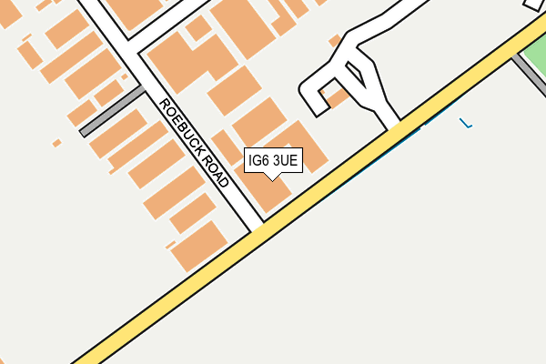 IG6 3UE map - OS OpenMap – Local (Ordnance Survey) IG6 3UE map - OS OpenMap – Local (Ordnance Survey)
