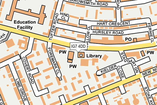 IG7 4DD map - OS OpenMap – Local (Ordnance Survey) IG7 4DD map - OS OpenMap – Local (Ordnance Survey)