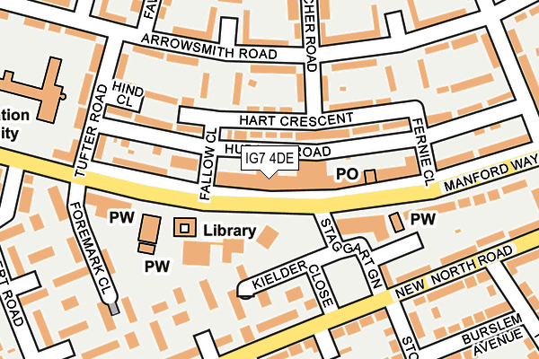 IG7 4DE map - OS OpenMap – Local (Ordnance Survey) IG7 4DE map - OS OpenMap – Local (Ordnance Survey)