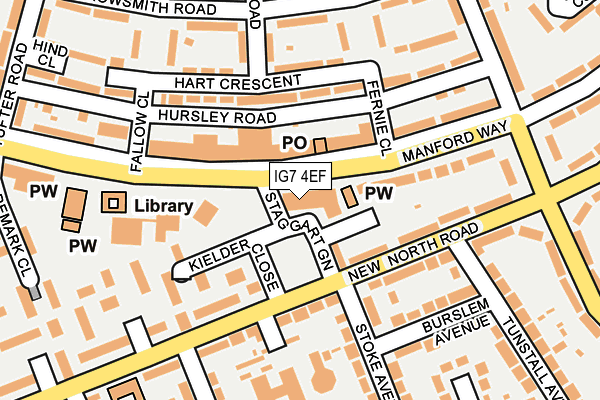 IG7 4EF map - OS OpenMap – Local (Ordnance Survey) IG7 4EF map - OS OpenMap – Local (Ordnance Survey)