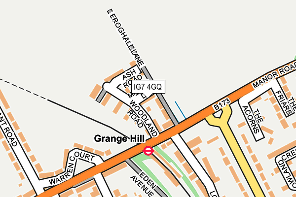 IG7 4GQ map - OS OpenMap – Local (Ordnance Survey) IG7 4GQ map - OS OpenMap – Local (Ordnance Survey)
