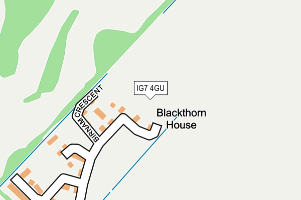 IG7 4GU map - OS OpenMap – Local (Ordnance Survey) IG7 4GU map - OS OpenMap – Local (Ordnance Survey)