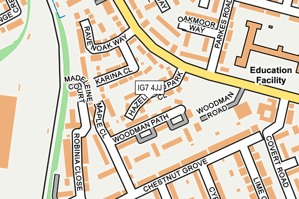 IG7 4JJ map - OS OpenMap – Local (Ordnance Survey) IG7 4JJ map - OS OpenMap – Local (Ordnance Survey)