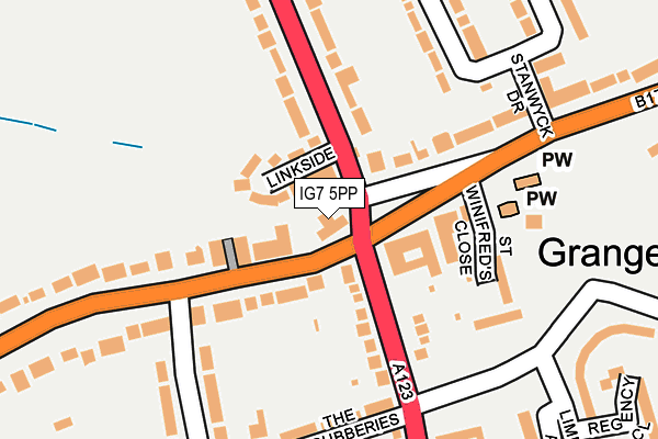 IG7 5PP map - OS OpenMap – Local (Ordnance Survey) IG7 5PP map - OS OpenMap – Local (Ordnance Survey)