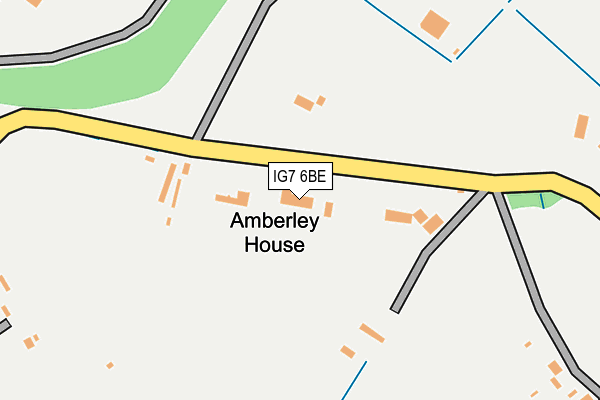 IG7 6BE map - OS OpenMap – Local (Ordnance Survey) IG7 6BE map - OS OpenMap – Local (Ordnance Survey)