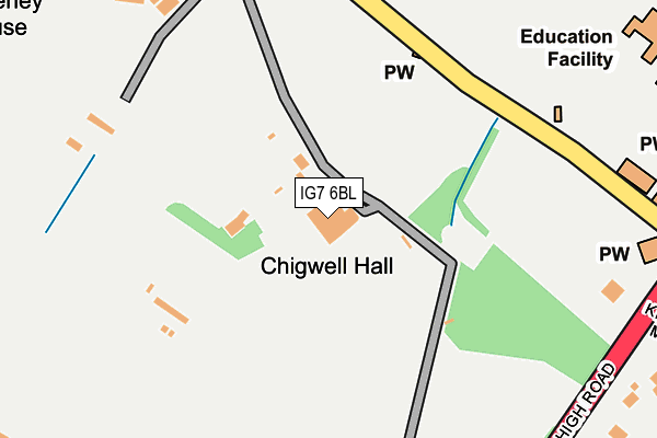 IG7 6BL map - OS OpenMap – Local (Ordnance Survey) IG7 6BL map - OS OpenMap – Local (Ordnance Survey)