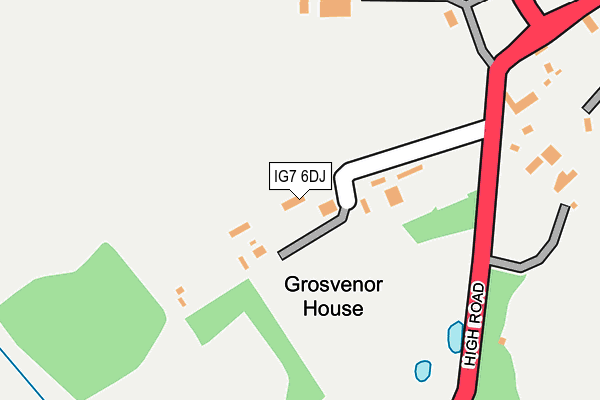IG7 6DJ map - OS OpenMap – Local (Ordnance Survey) IG7 6DJ map - OS OpenMap – Local (Ordnance Survey)