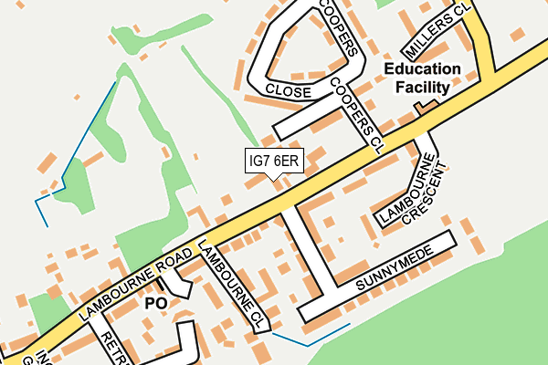 IG7 6ER map - OS OpenMap – Local (Ordnance Survey) IG7 6ER map - OS OpenMap – Local (Ordnance Survey)