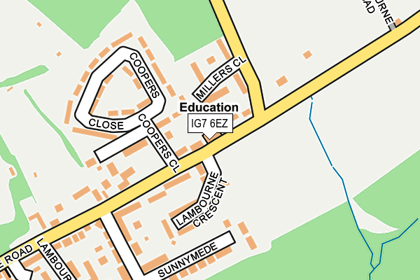 IG7 6EZ map - OS OpenMap – Local (Ordnance Survey) IG7 6EZ map - OS OpenMap – Local (Ordnance Survey)