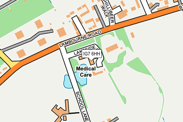 IG7 6HH map - OS OpenMap – Local (Ordnance Survey) IG7 6HH map - OS OpenMap – Local (Ordnance Survey)